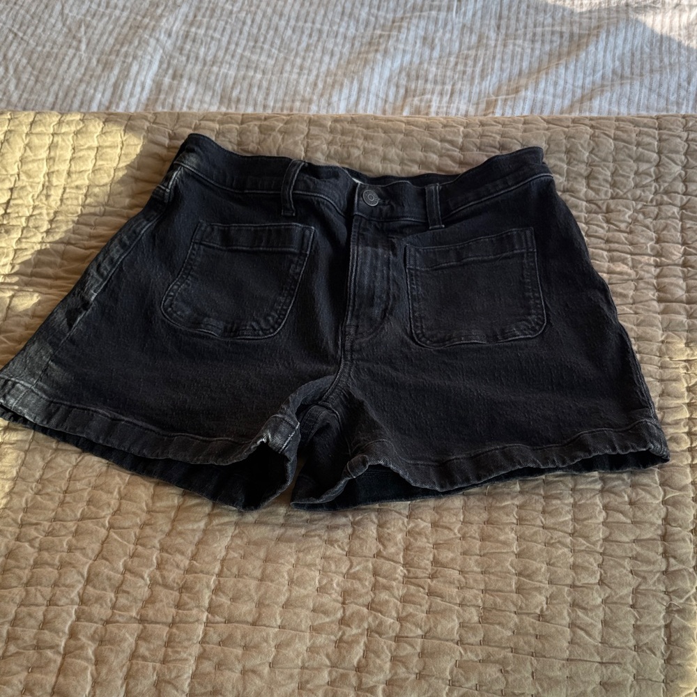 Madewell Black Denim Sharts